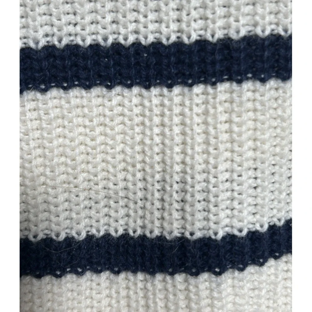 Madewell Thompson Pocket Pullover Sweater Nautical Stripe Size Small Retail: $75